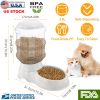 3.5L/1gal Pet Feeder Self-Dispensing Gravity Pets Food Dispenser Automatic Dog Cat Feeder