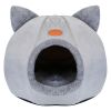 Dog Bed House Tent Puppy Dog Cave Hut Soft Cozy Kitten Dome House w/ Removable Washable Cushion Pillow