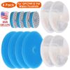 4 Pack Filter Set for GPCT4415 Pet Water Fountain Double Sponge Activated Carbon Ion Resin 8D Filter Cotton