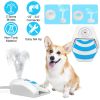 Outdoor Dog Water Fountain Dog Sprinkler Dog Paw Drinking Step-on Fountain Dog Toy for Drinking 2 Spray Modes 66in Water Hose