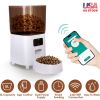 5L Automatic Pet Feeder Timed 2.4G WiFi Cat Feeder With App Control 1-10Meals Dry Food Per Day Type-C Battery Dual Power Supply For Cats Dogs