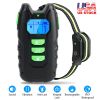Dog Training Collar w/ Remote IPX7 Rechargeable Bark Collar w/ Beep Vibration Flashlight 8 Adjustable Intensities