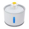 2.4L Automatic Dog Cat Water Fountain Electric LED Pet Flower Water Dispenser Ultra Silent Health Cat Waterer Auto Off Level Window