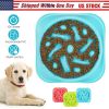Dog Cat Slow Feeder Bowl Pet No Gulp Feeder Bowl Anti-Bloat Feeding Plate