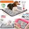 Pet Heating Pad Dog Cat Electric Heating Mat Waterproof Adjustable Warming Blanket with Chew Resistant Steel Cord Case